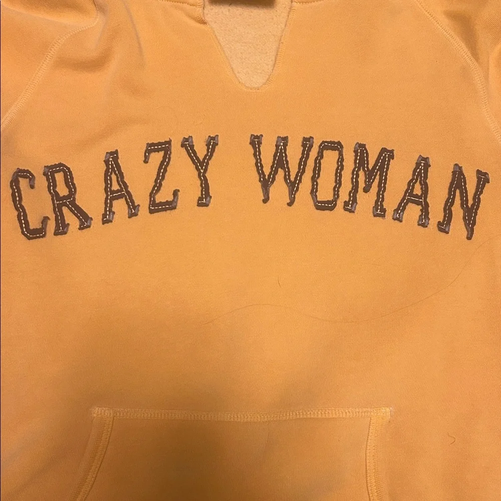 *DONATED* Genuine Merchandise Peach Hoodie with Navy Text - Picture 3 of 9